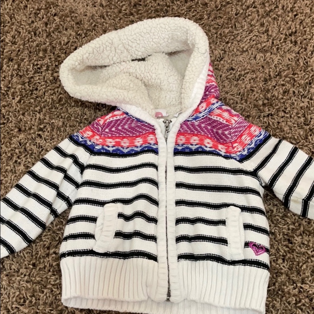 Toddler zip up sweater